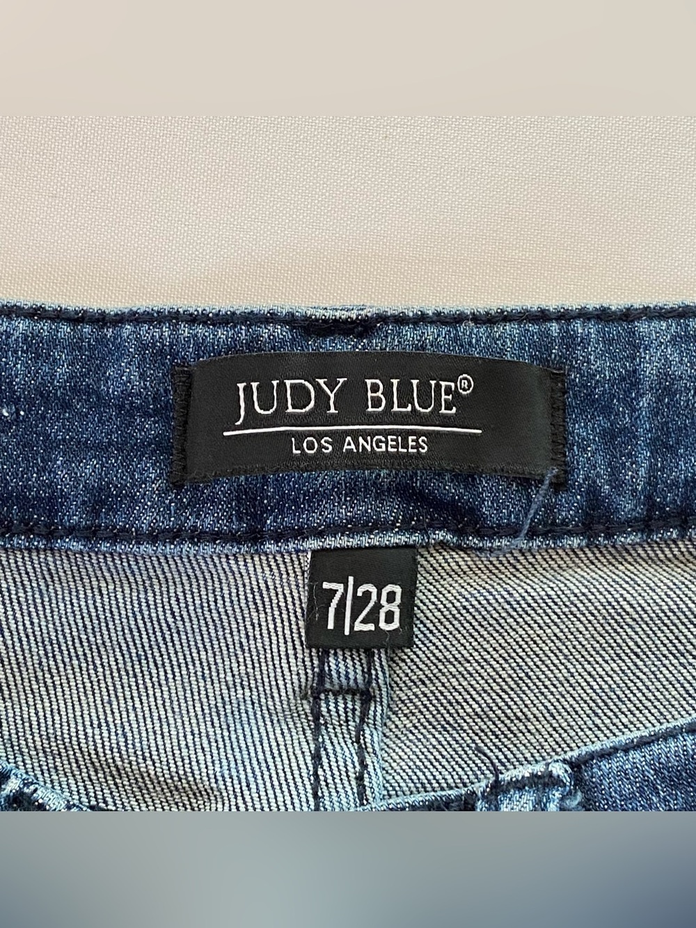 Judy Blue Embroidered Sabrina Star Super Flare Denim Jeans 28 California Casual - Picture 10 of 16